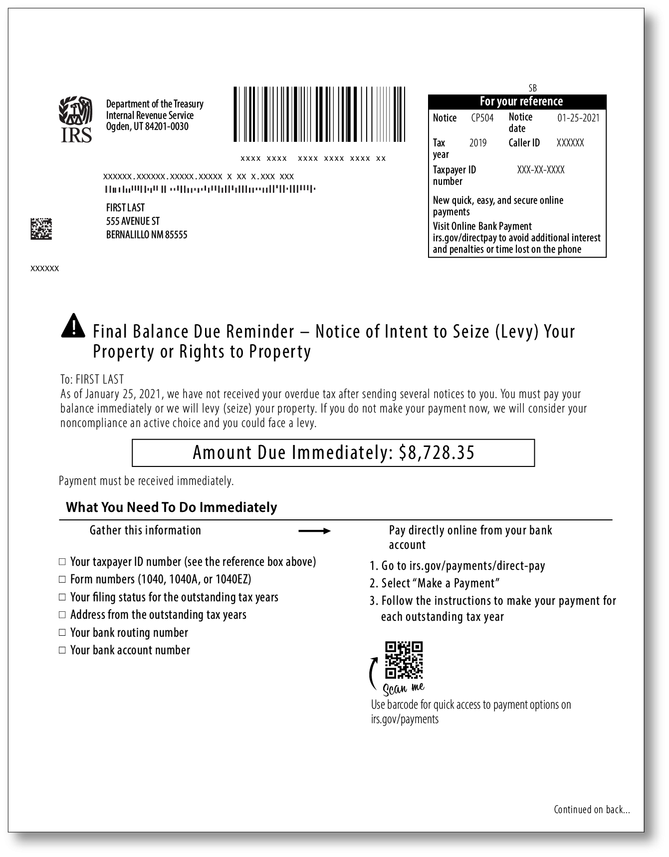 The IRS Letter That Can Wreck Your Bank Account